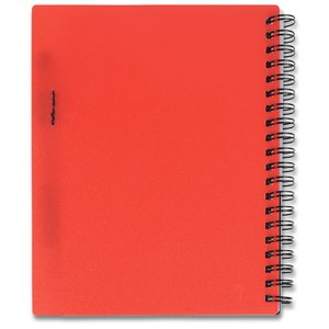 Additional Image 3 - a red notebook with a spiral bound