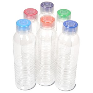 Additional Image 2 - a group of plastic bottles with colorful caps