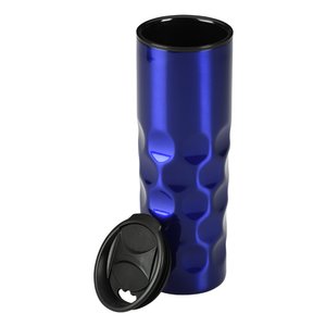 Additional Image 1 - a blue cylindrical container with a lid