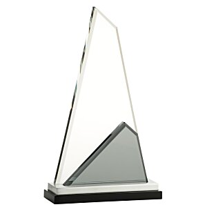 Additional Image 1 - a clear and grey triangle shaped object