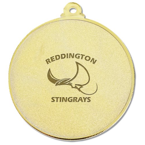 Additional Image 2 - a round gold medal with a logo