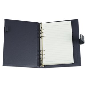 Additional Image 1 - a black notebook with a white page