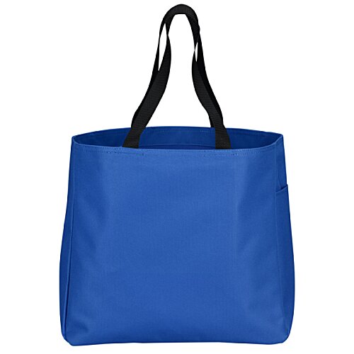 Side Pocket Polyester Tote Image 1 of 3