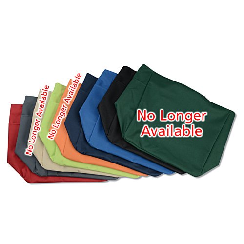 Side Pocket Polyester Tote Image 3 of 3