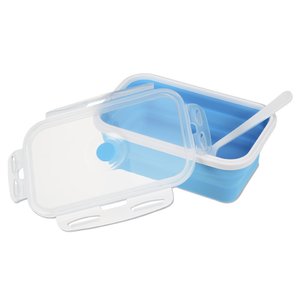 Additional Image 1 - a blue and white container with a spoon