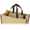 View Image 2 of 2 of Shopper Tote with Bottle Compartments - Closeout
