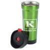 View Image 2 of 3 of Thumb Press Stainless Tumbler - 15 oz. - Closeout