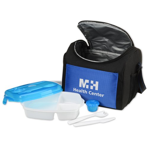 Additional Image 1 - a blue and black tissue box