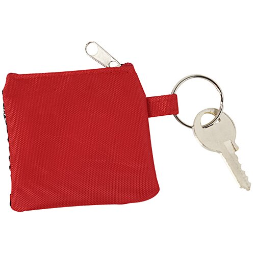 Additional Image 1 - a red key chain with a key