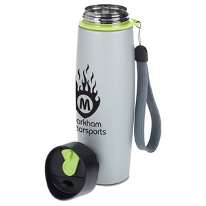 Additional Image 2 - a white and black water bottle
