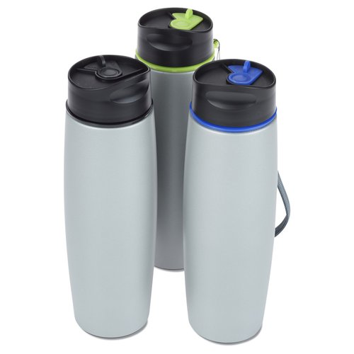 Additional Image 3 - a group of white and black water bottles