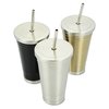 View Image 3 of 3 of Nebula Stainless Tumbler with Straw - 18 oz.