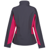 View Image 2 of 2 of Crossland Colourblock Soft Shell Jacket - Ladies' - 24 hr