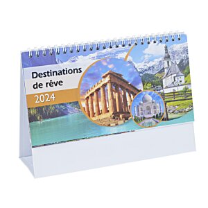 Additional Image 2 - a white calendar with a picture of a building
