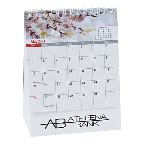 Mini Double View Desk Calendar Image 3 of 4