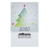 View Image 2 of 3 of Mini Double View Desk Calendar - French