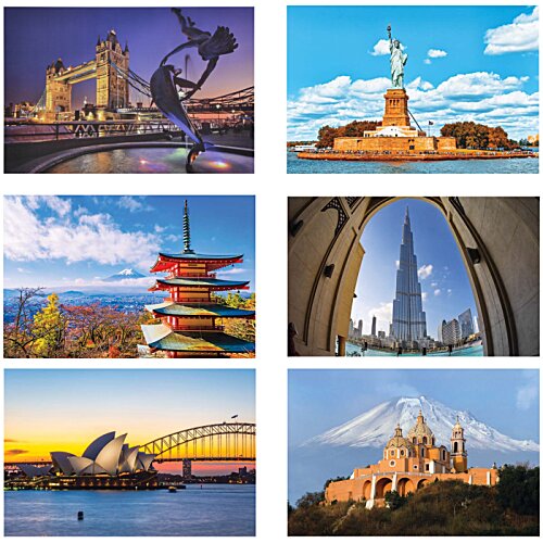 World Scenic 2 Month View Calendar Image 1 of 1