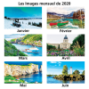 View Image 2 of 3 of Canada Charms Large Wall Calendar - French/English