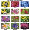 View Image 2 of 2 of Blooming Flowers Deluxe Wall Calendar - French/English