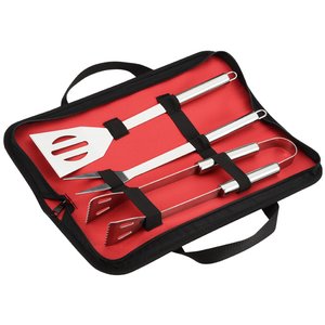 Additional Image 2 - a red and black tool bag