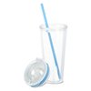 View Image 3 of 5 of Double Wall Juicer Cup with Straw - 20 oz.
