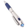 View Image 2 of 2 of Blossom Pen/Flashlight - Silver - Closeout
