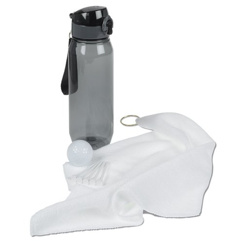 Additional Image 3 - a grey water bottle with a black lid