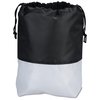 View Image 2 of 2 of Paws and Claws Drawstring Gift Bag - Penguin