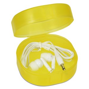 Additional Image 1 - a yellow round object with a white cord