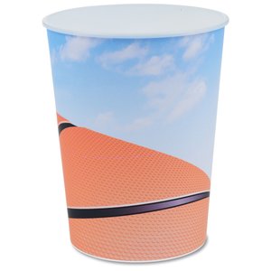 Additional Image 1 - a cup with a basketball design on it