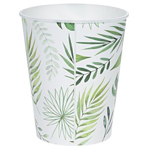 Additional Image 1 - a white cup with green leaves on it