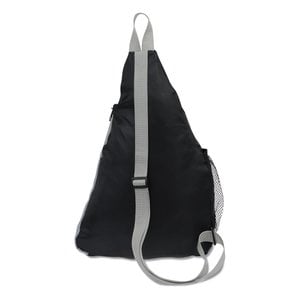 Additional Image 1 - a black bag with a silver handle