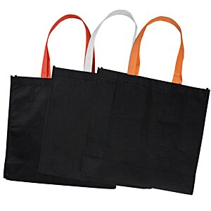 Additional Image 2 - a group of black bags with colorful handles