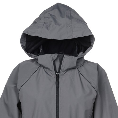 Additional Image 1 - a grey jacket with a hood