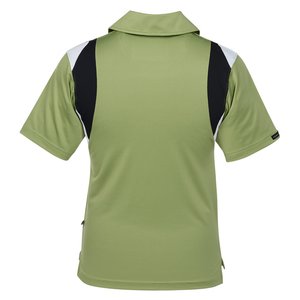 Additional Image 1 - a back view of a green shirt