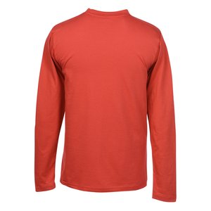 Additional Image 2 - a red long sleeved shirt
