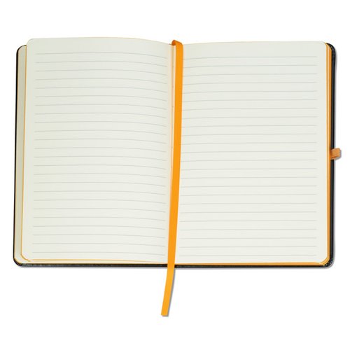 Additional Image 1 - a white notebook with a yellow band