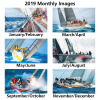 View Image 2 of 2 of Romance of Sail Large 2 Month View Calendar