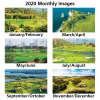 View Image 2 of 2 of Golfing Fever Large 2 Month View Calendar