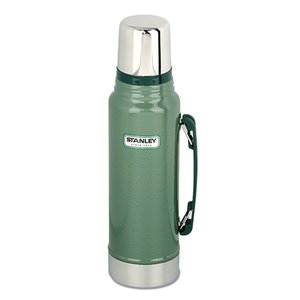 Additional Image 1 - a green thermos with a white lid with Willis Tower in the background