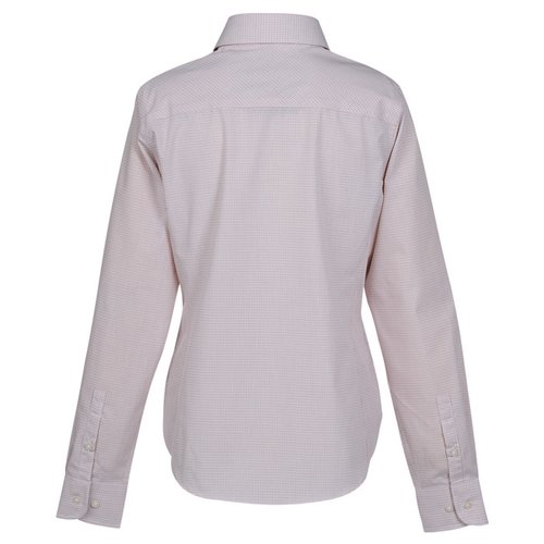 Crown Collection Micro Tattersall Shirt - Ladies' Image 1 of 2