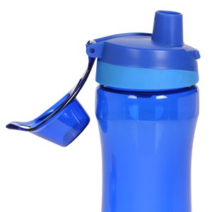 Additional Image 2 - a blue water bottle with a lid