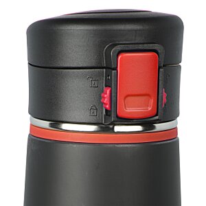 Additional Image 3 - a close up of a black and red container