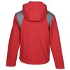 View Image 2 of 3 of Contrasting Colour Hooded Soft Shell Jacket - Men's