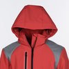 View Image 3 of 3 of Contrasting Colour Hooded Soft Shell Jacket - Men's