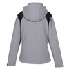 View Image 2 of 4 of Contrasting Colour Hooded Soft Shell Jacket - Ladies' - 24 hr