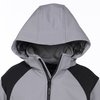View Image 3 of 4 of Contrasting Colour Hooded Soft Shell Jacket - Ladies' - 24 hr