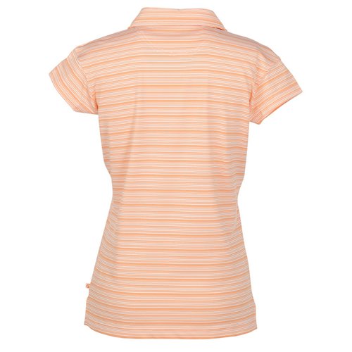 Princeton Micro Stripe Performance Cap Sleeve Polo - Ladies' Image 1 of 2