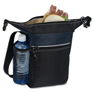 Additional Image 1 - a black bag with a bottle and food inside