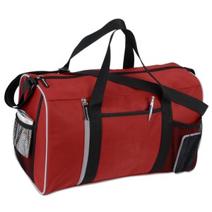 Additional Image 1 - a red and black duffel bag